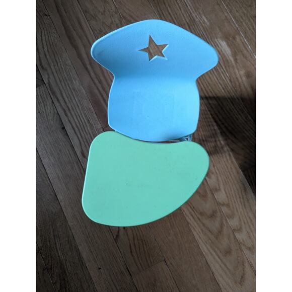 Pleasant Company American Girl Doll School Desk Blue And Green Retired - Picture 2 of 4